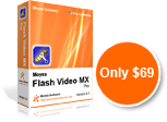 Flash Video MX Pro Video to flash converter - convert avi to flv, avi to swf