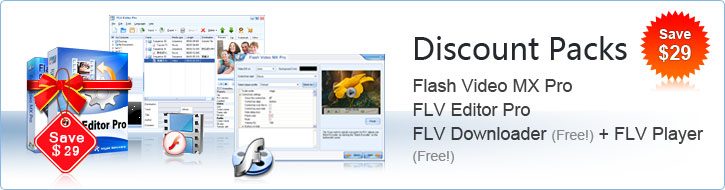 FLV kits Special Offer -- Convert video to Flash, FLV encoder, FLV to video