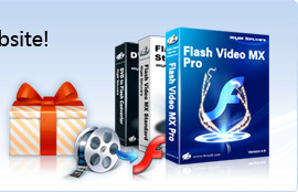 Share your video with a wider audience on our website! Get the special offer to purchase Flash Video Series products or free upgrade! 