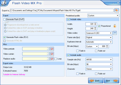 convert video to flash