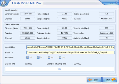 Convert flash files to mp4